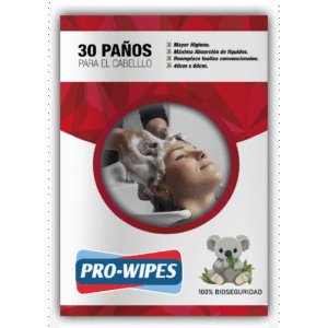 PRO-WIPES PAÑOS CABELLO JH-102 X 30 PAÑOS
