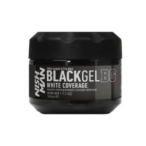 Hair styling black gel 300ml